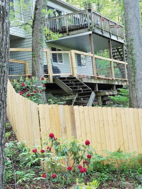 Treehouse Cathedral In Blue Ridge Mountains, Nc Villa Burnsville Bagian luar foto