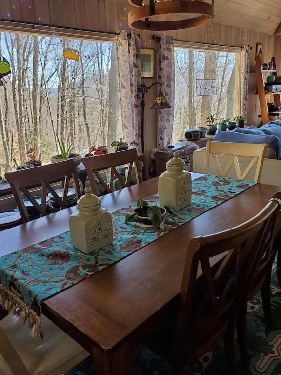 Treehouse Cathedral In Blue Ridge Mountains, Nc Villa Burnsville Bagian luar foto