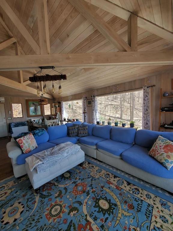 Treehouse Cathedral In Blue Ridge Mountains, Nc Villa Burnsville Bagian luar foto